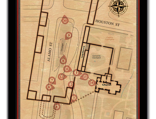 ALAMO TOUR MAP